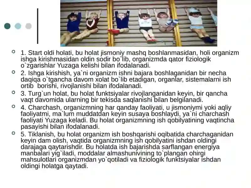 Sport mashqlarining fiziologik tasnifi 4