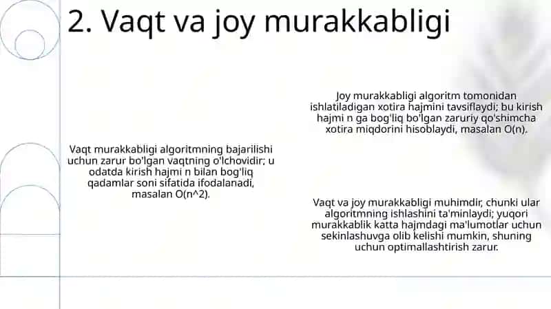 Algoritmlar samaradorligini baxolash 4