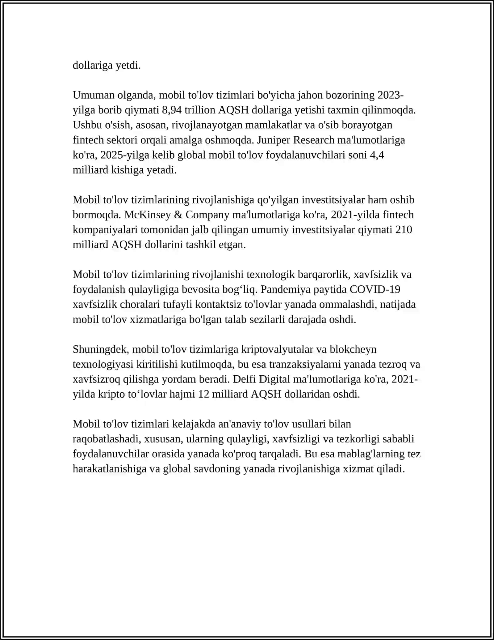 Mobil to'lov tizimlari 4