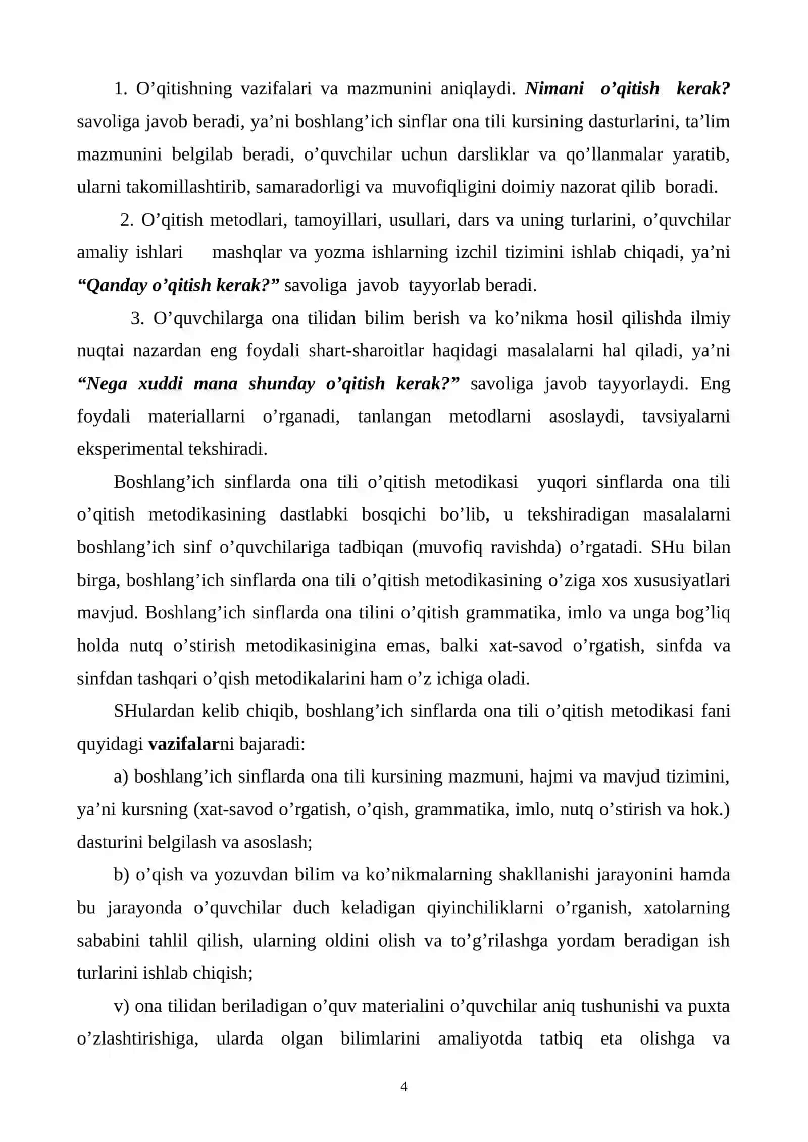ONA TILI O’QITISH METODIKASI 4