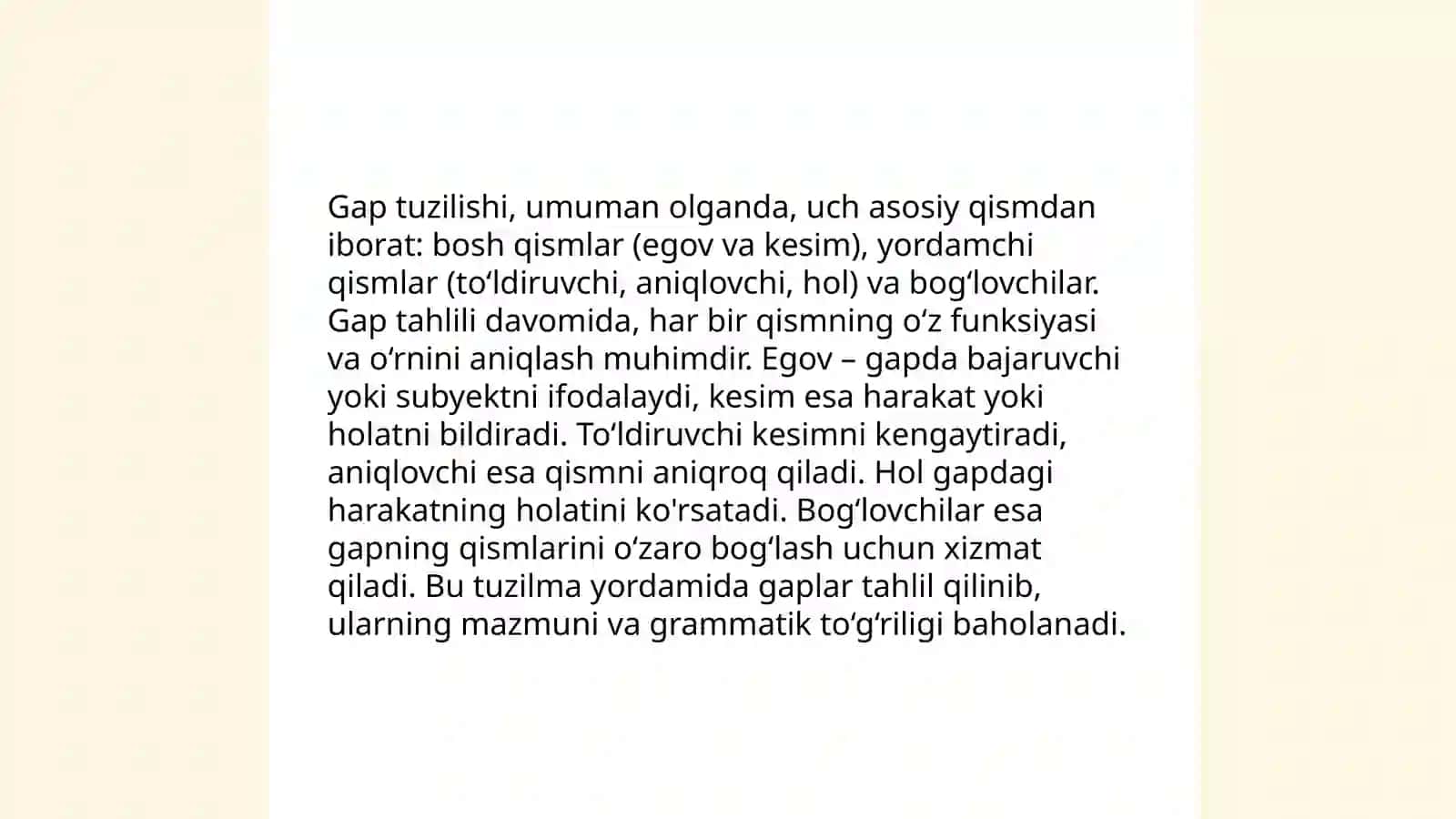 Gap ustida ishlashning asosiy tamoyillari 4