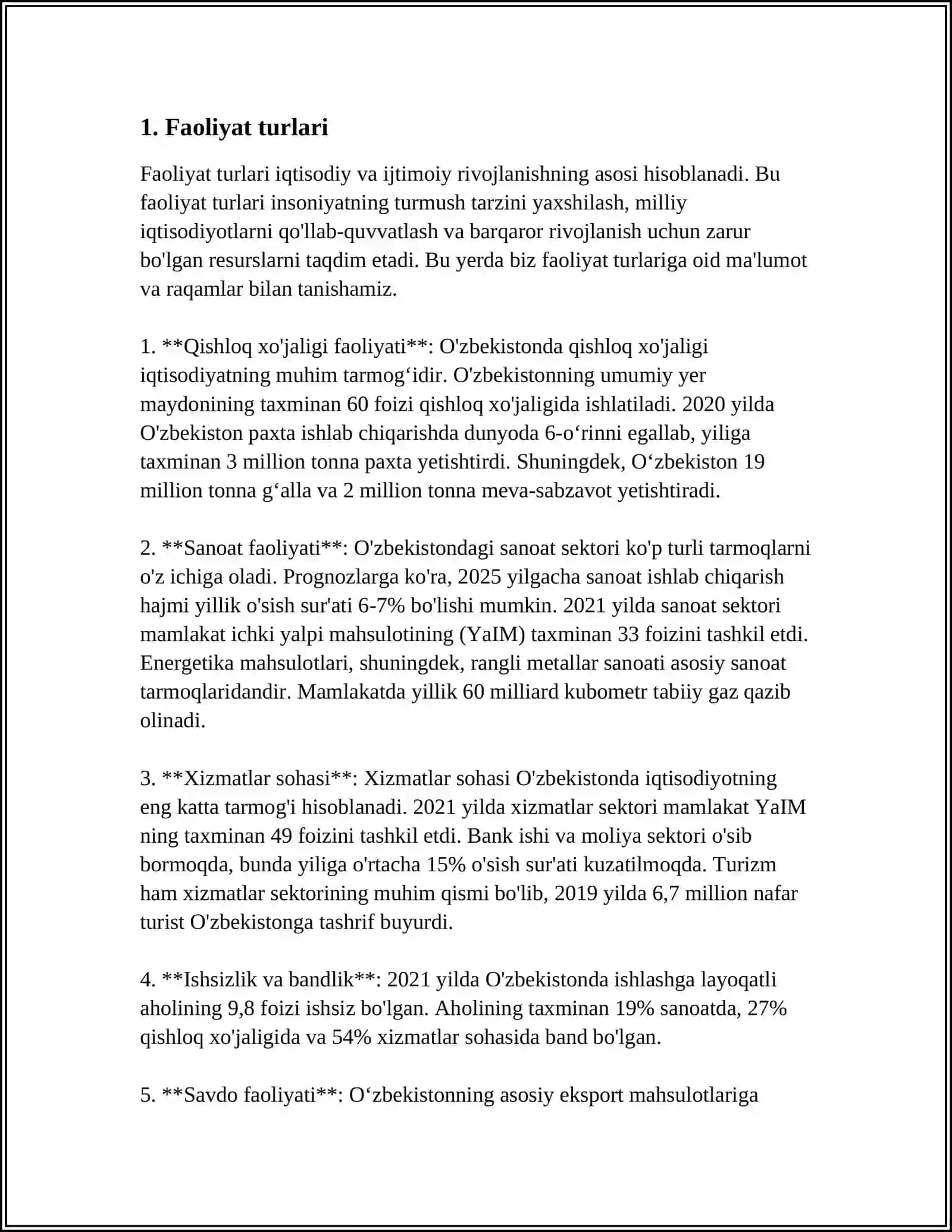 FAOLIYATNING O'ZLASHTIRILISHI VA MALAKANI EGALLASH 4