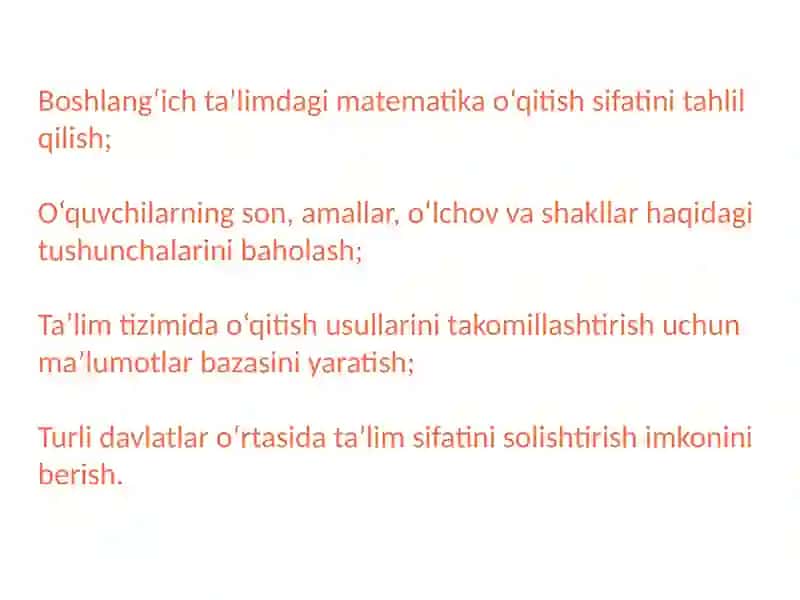 EGMA qalqaro baholash dasturi 4