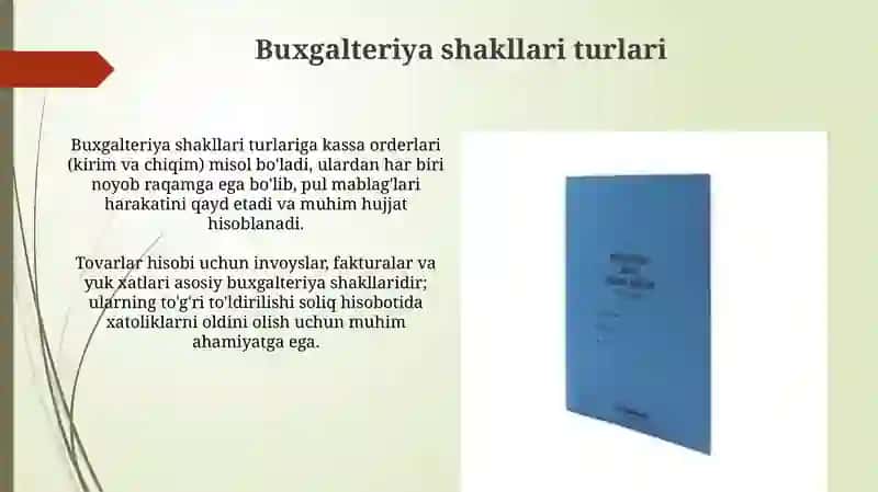 Buxgalteriya hisobining registrlarivashakllari 4