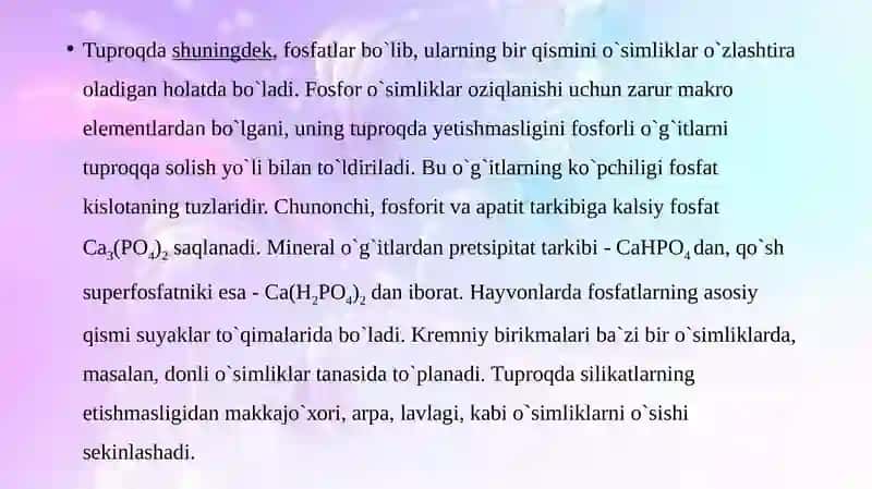 Anionlar tasnifi va ularning guruhlarga bo’linishi 4