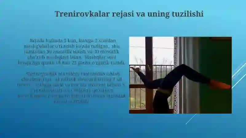 Qiyin akrobatik mashqlar 4