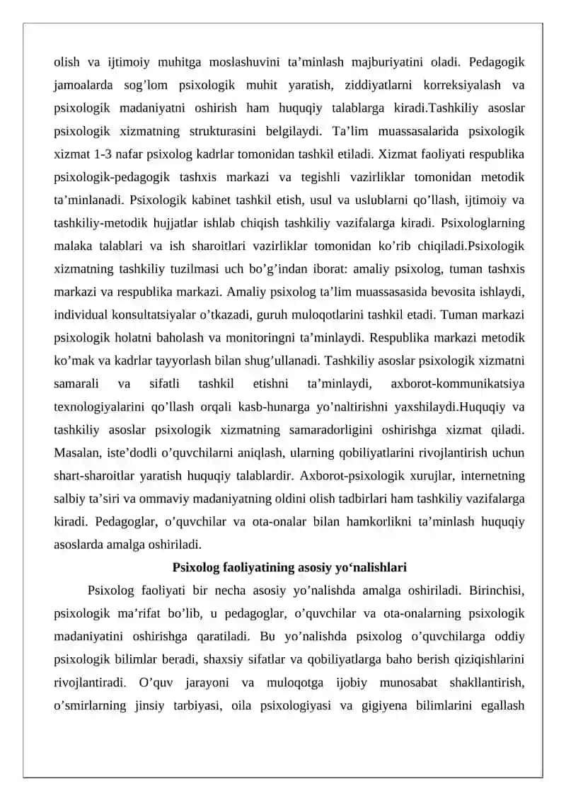 Ta’lim muassasasi psixologining psixologik diagnostika faoliyati 4