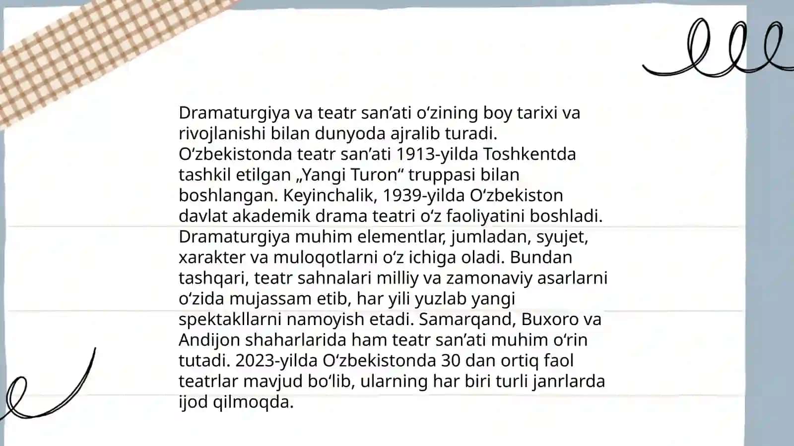 Dramaturgiya va uning janrlari 4
