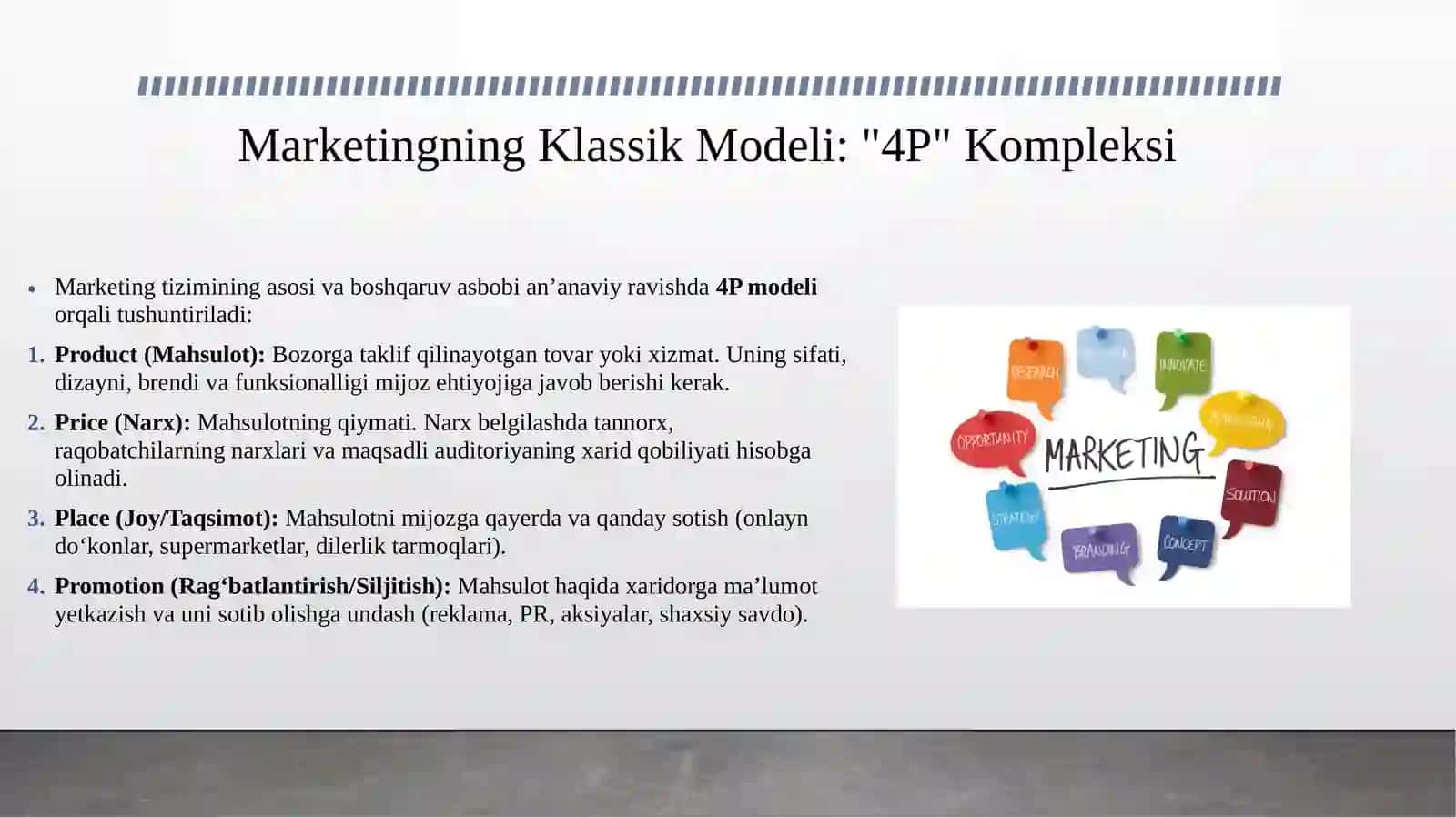 Marketing tizimi va sohasi 4