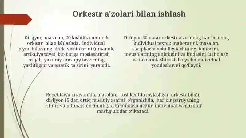 Dirijyorning musiqiy talqini 4