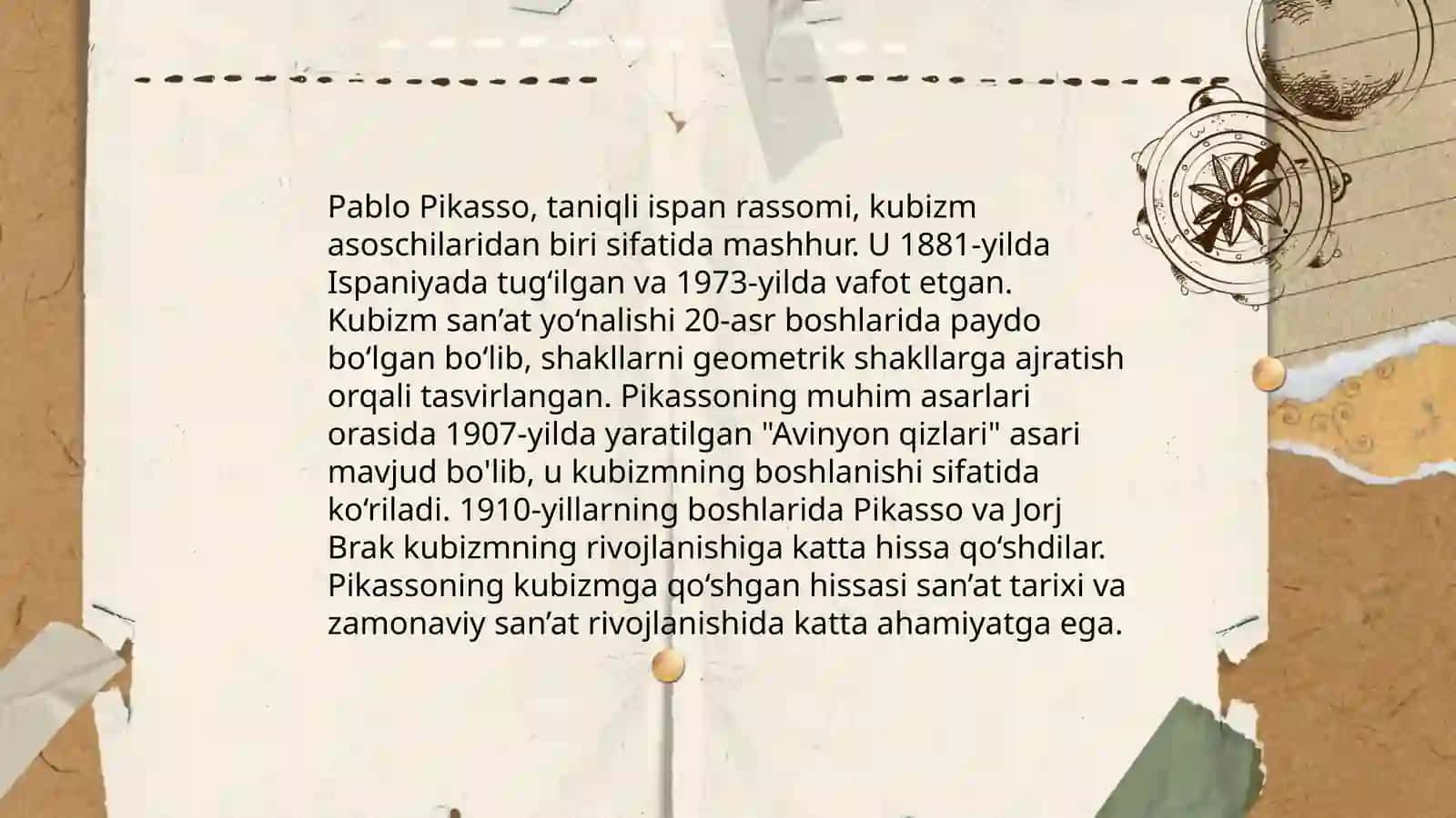 Pikasso asarlari haqida 4