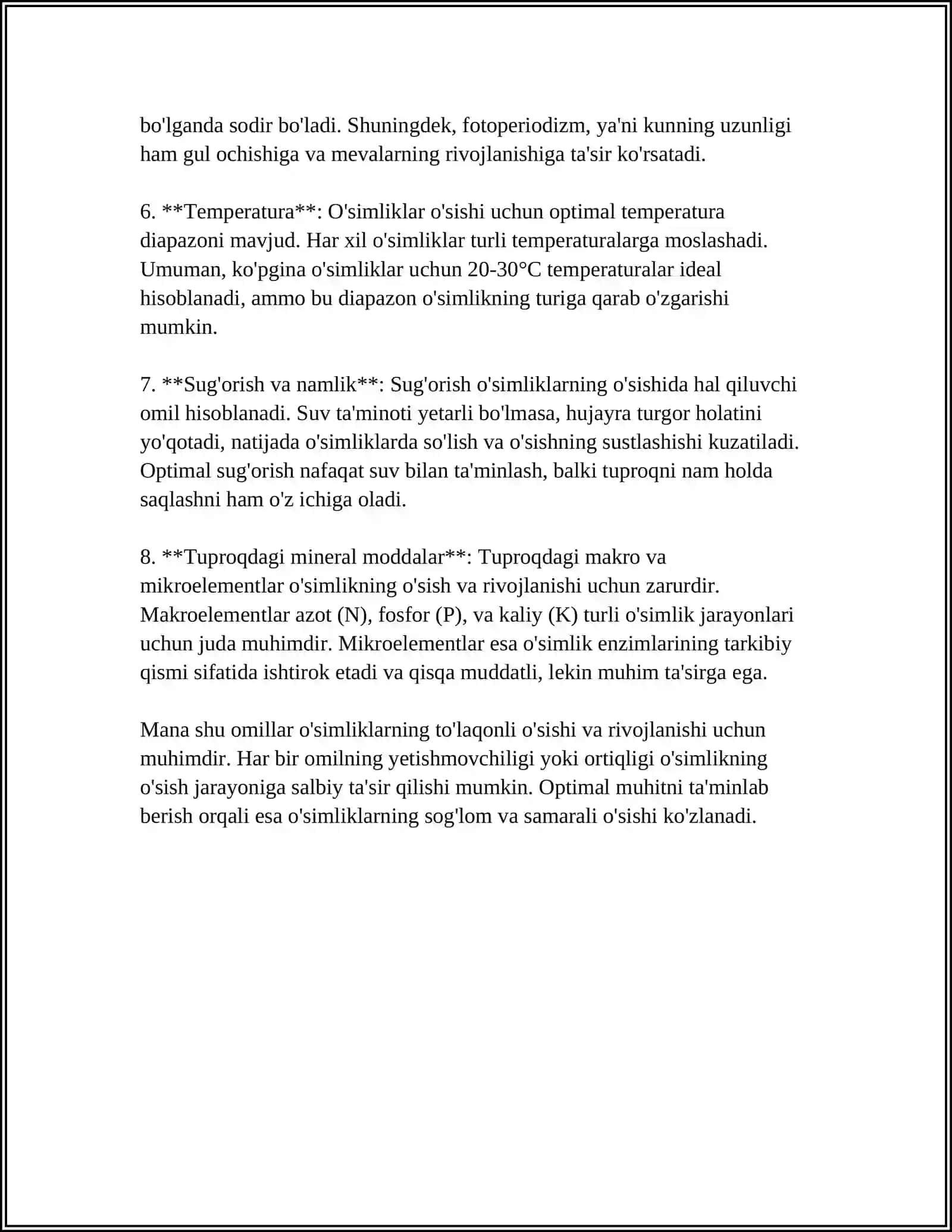 SITOKININNING BIOLOGIK AHAMIYATI 4