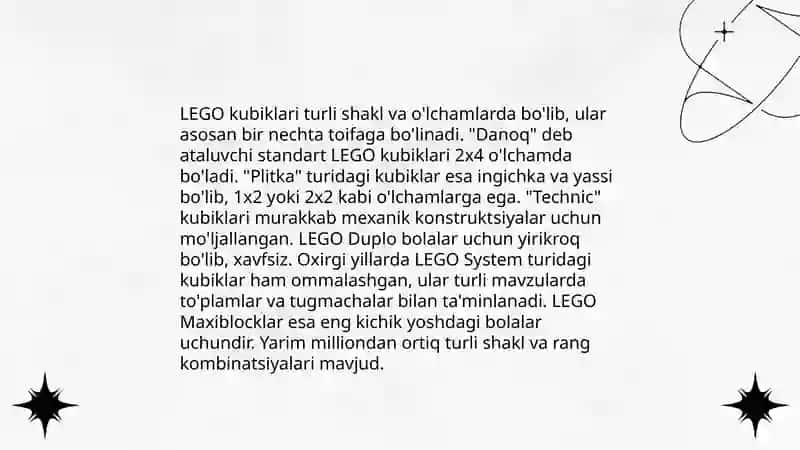 LEGO konstruksiyasi 4