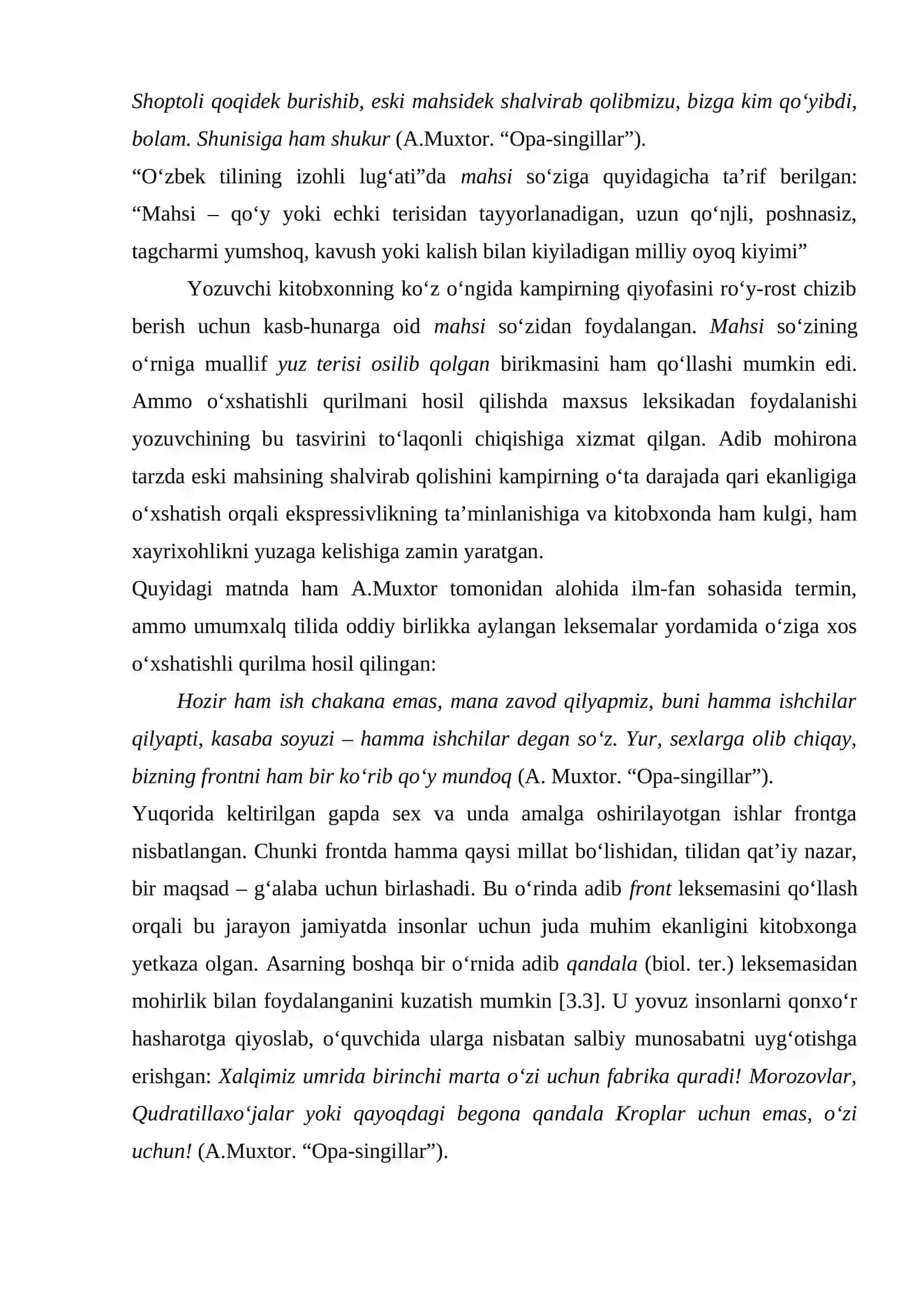 Terminlarning badiiy o‘xshatishlarni hosil qilishdagi o‘rni 4