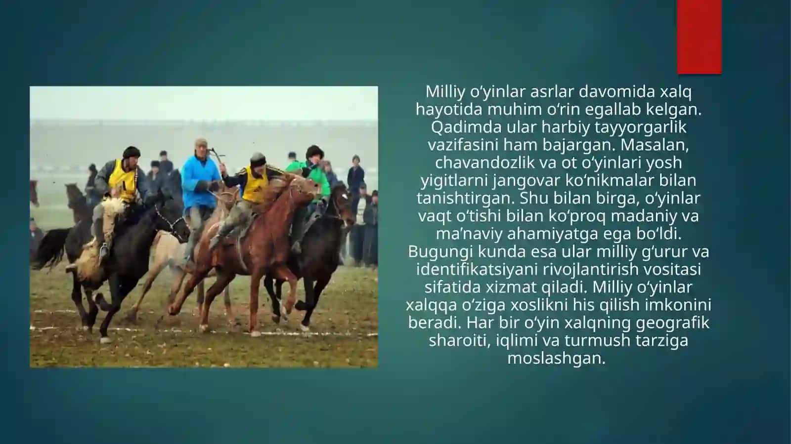 Milliy o‘yinlar va sport turlari 4