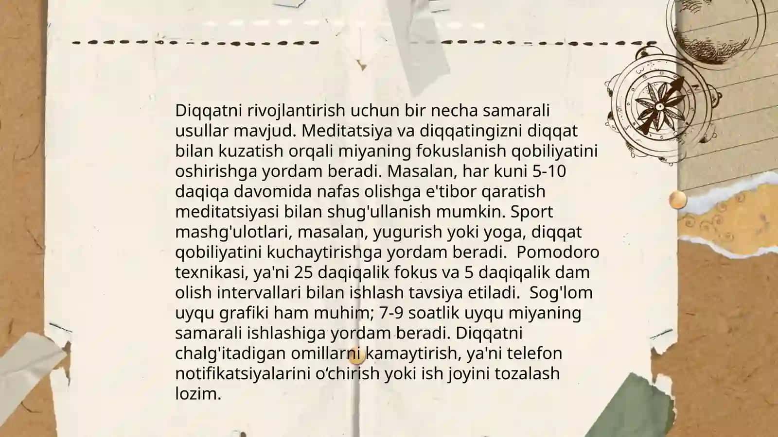 Diqqat va sezgi 4