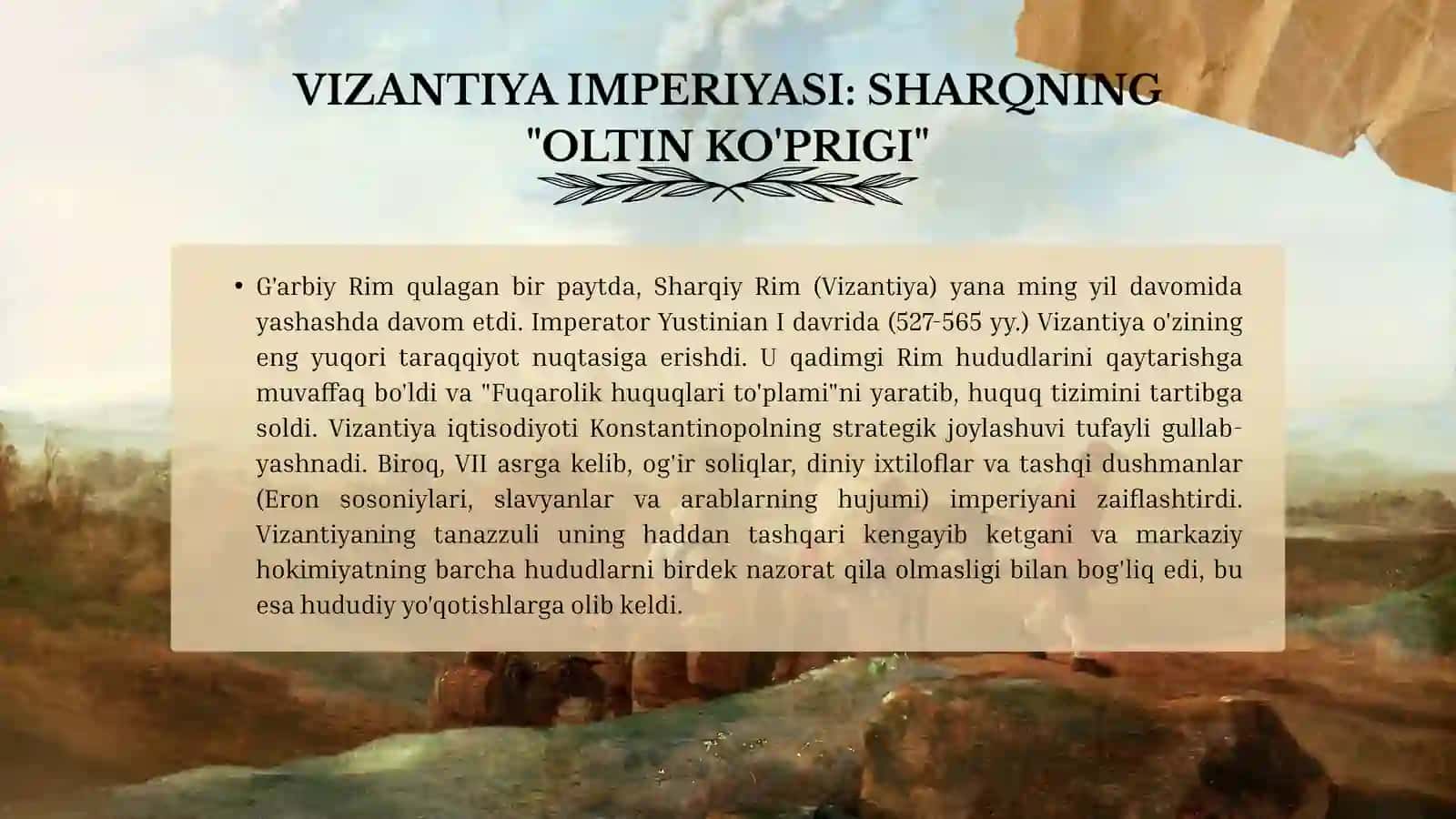 Ilk o'rta asrlar davlatlari taraqqiyoti 4