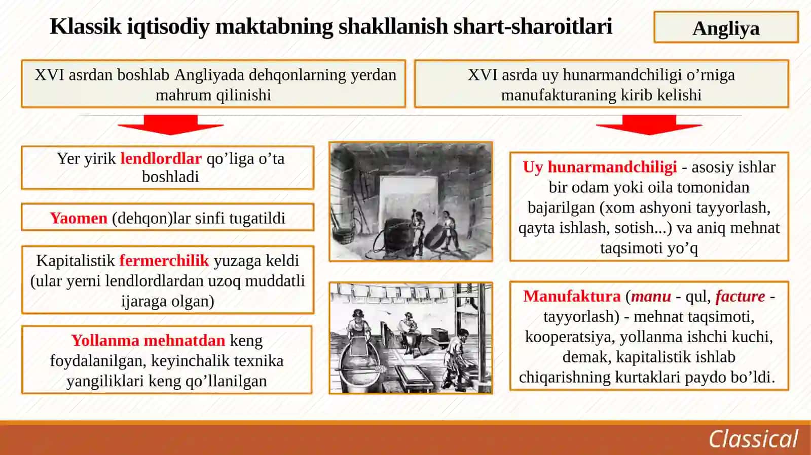 Ilk klassik iqtisodiy maktab 4