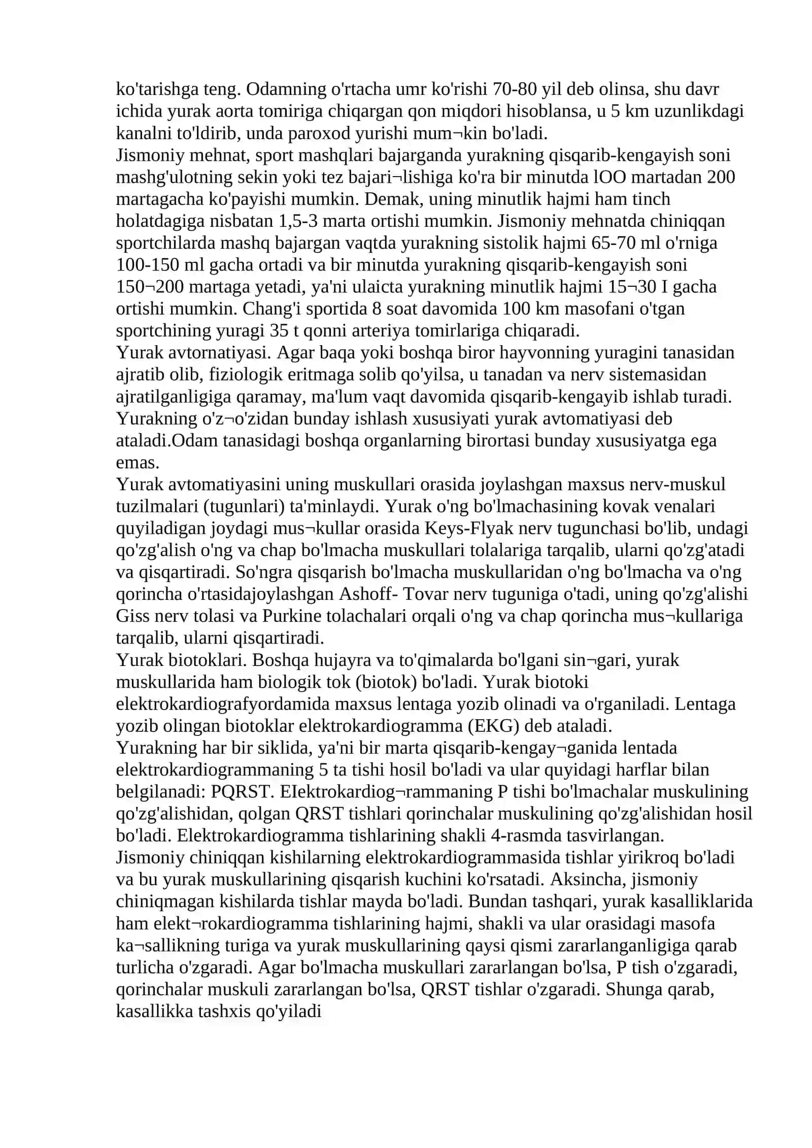 Qon aylanish sistemasi va uning ahamiyati haqida umumiy tushuncha 4