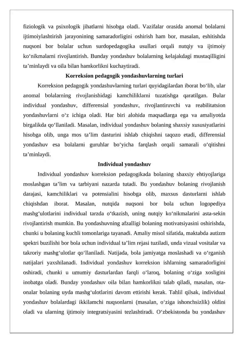 Korreksion pedagogik yondashuvlar va ularning inklyuziv ta’limdagi roli 4