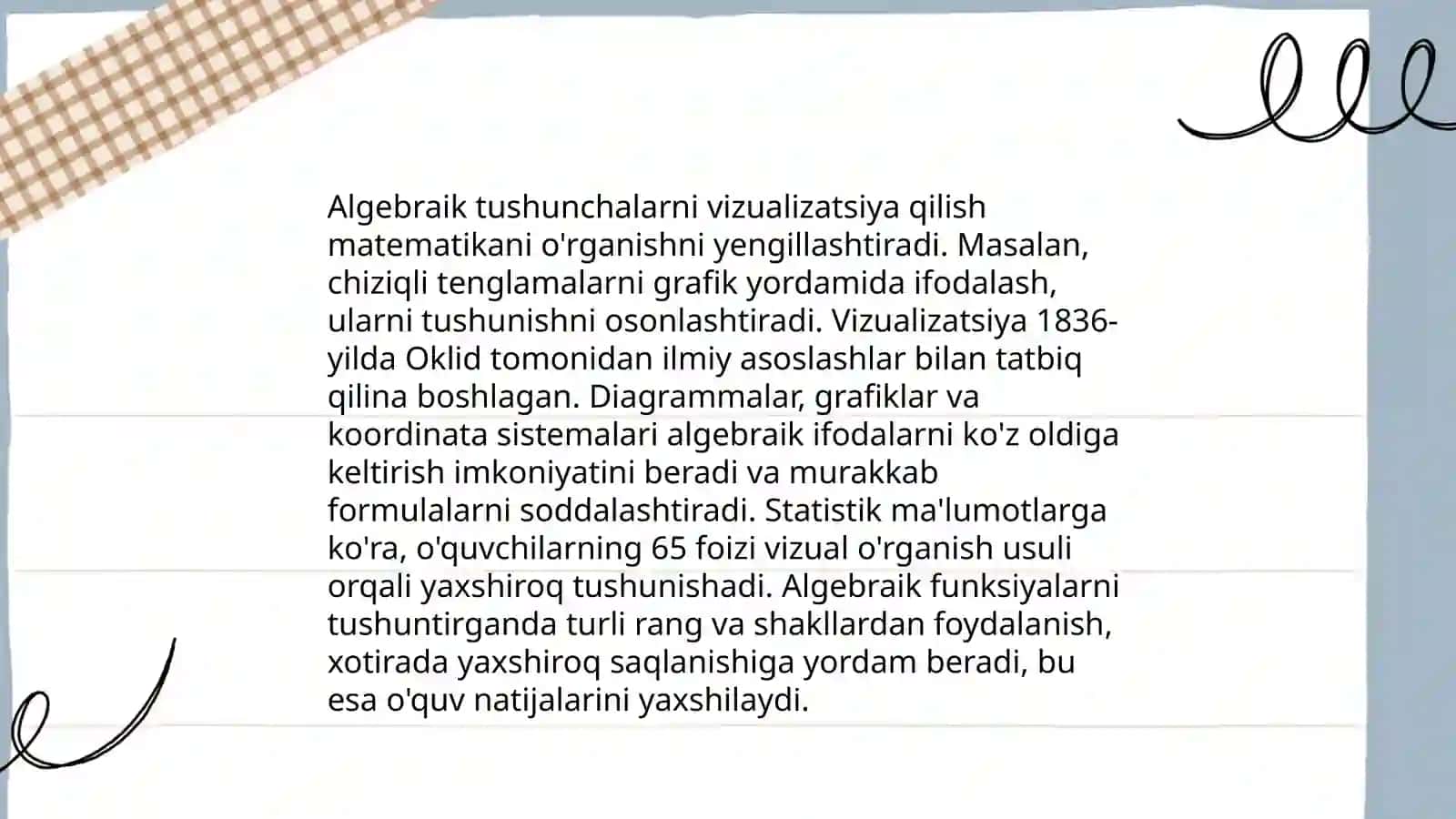 Algebraik elementlarni oʻrgatish metodikas 4