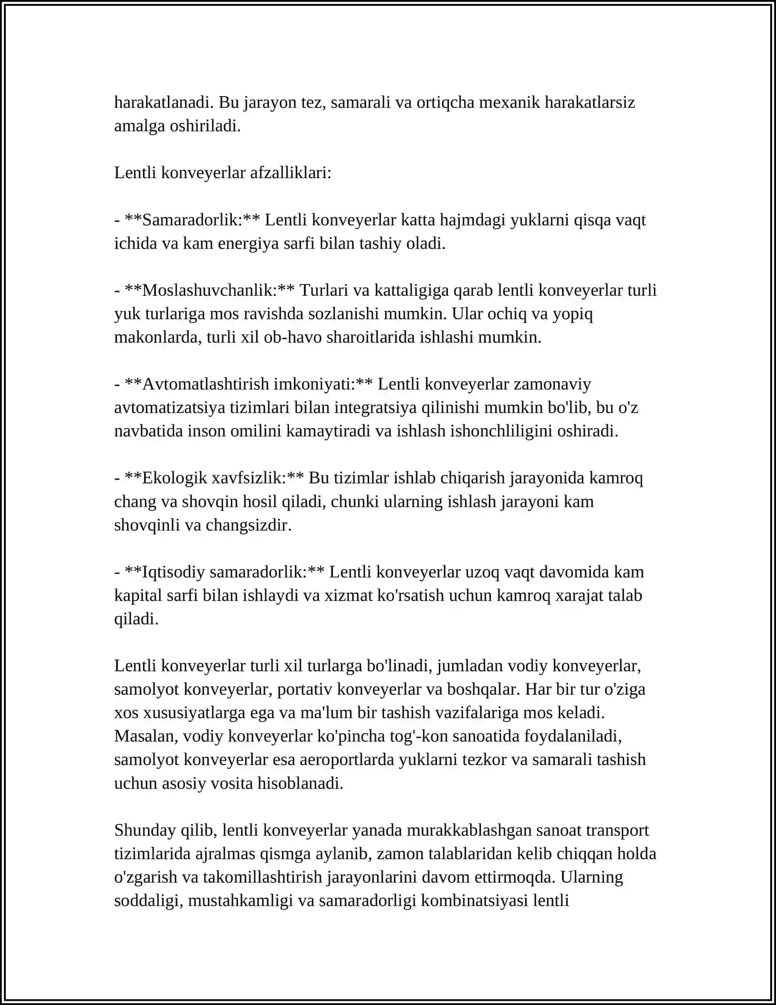 Lentli konveyerlar 4