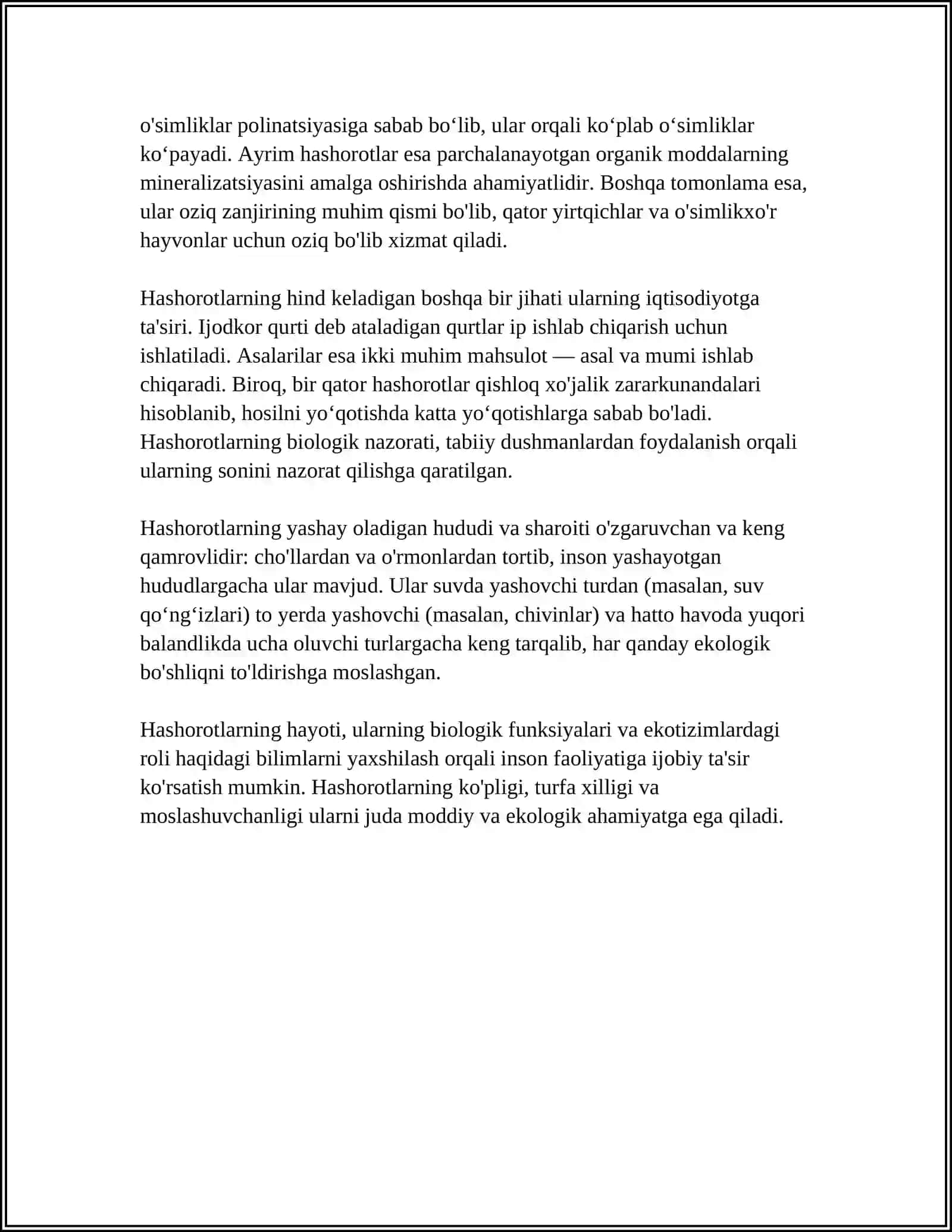 HASHOROTLAR ENTAMALOGIYASI 4