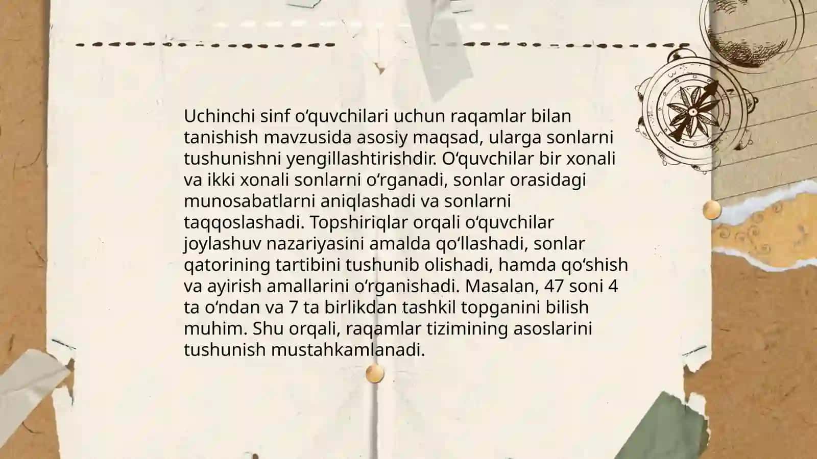 Uchinchi sinf matematika darsligining tahlili 4