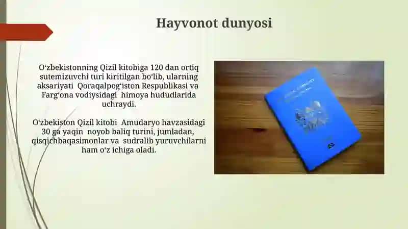 Oʻzbekiston Respublikasi qizil kitobi 4
