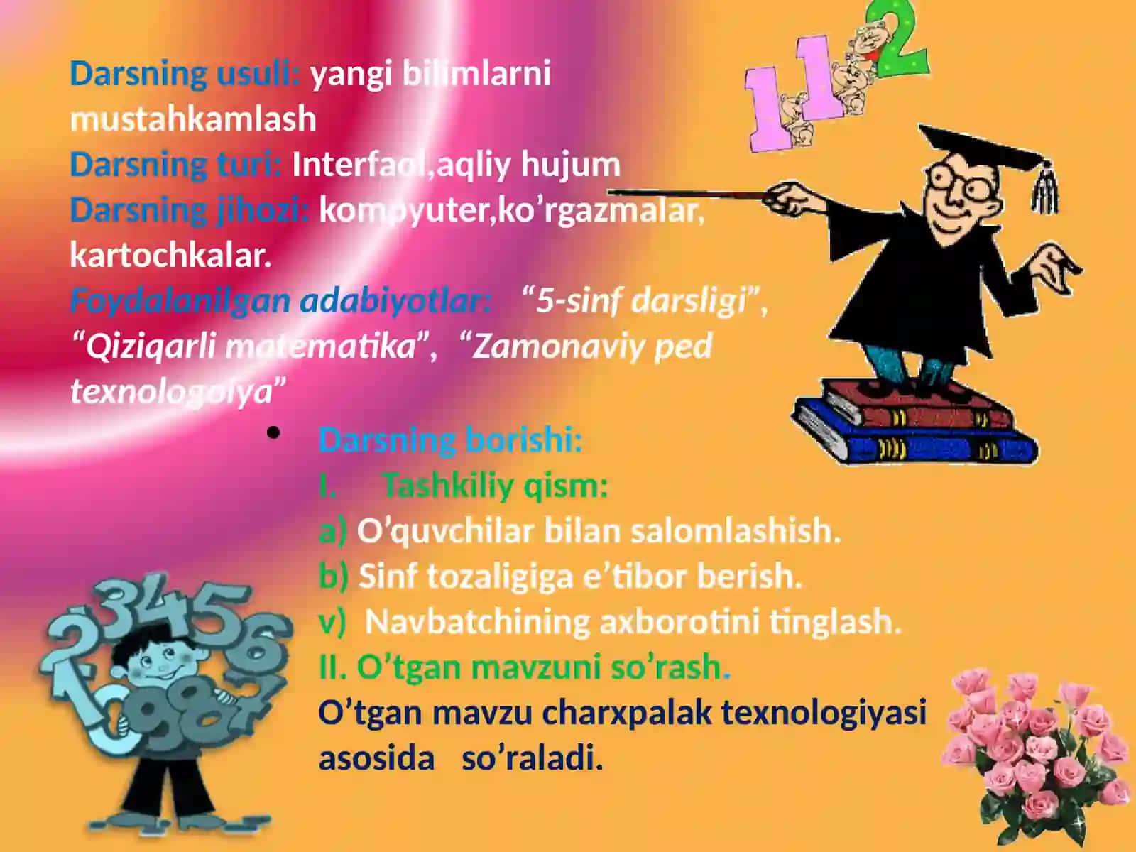 Misollarni chiqarish va yechish 4