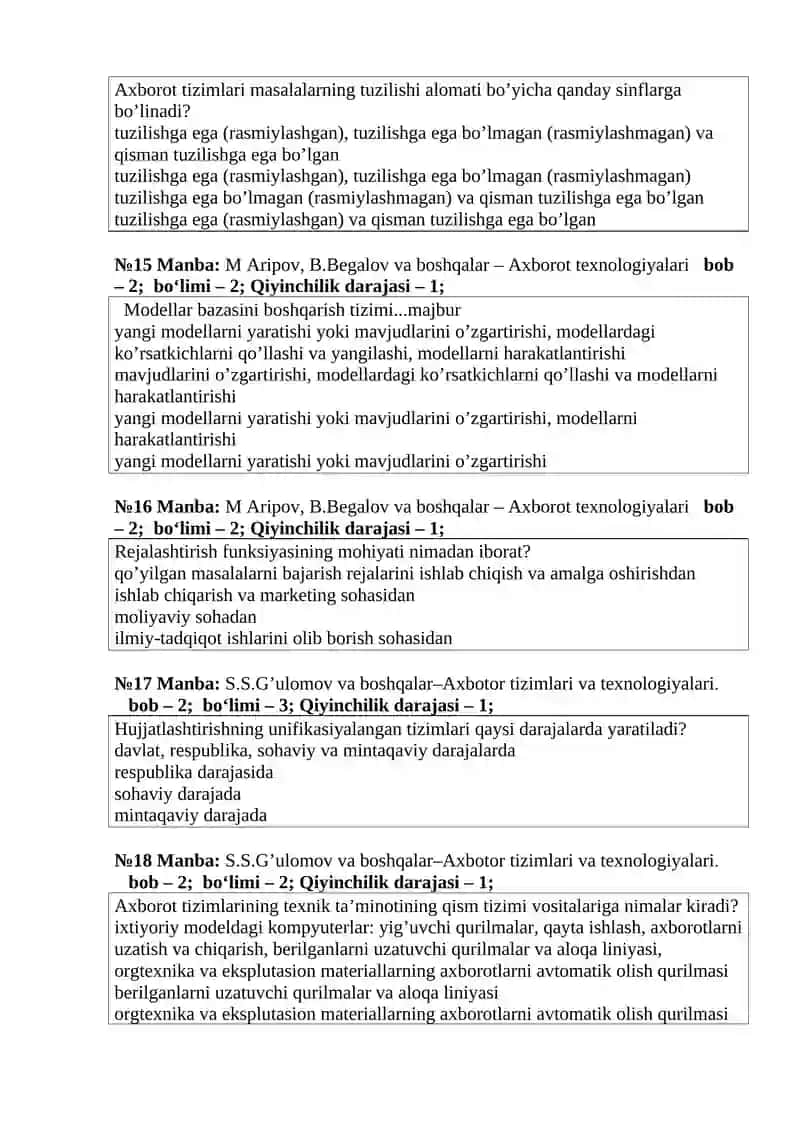 Informatika o‘qitish metodikasi 4
