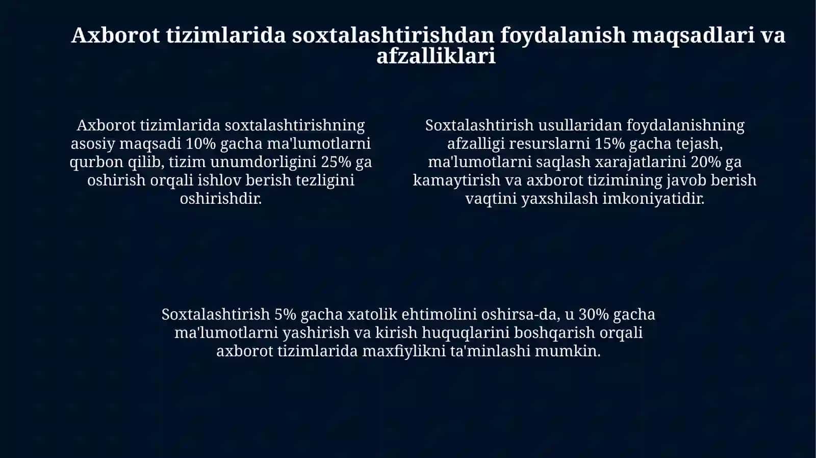 Axborot tizimlarida Soxtalashtirish Usullari 4