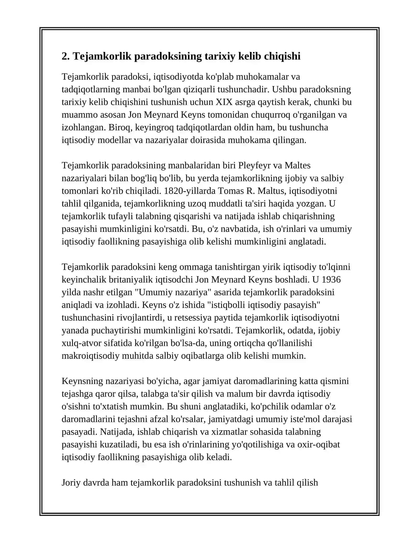TEJAMKORLIK PARADOKSI 4