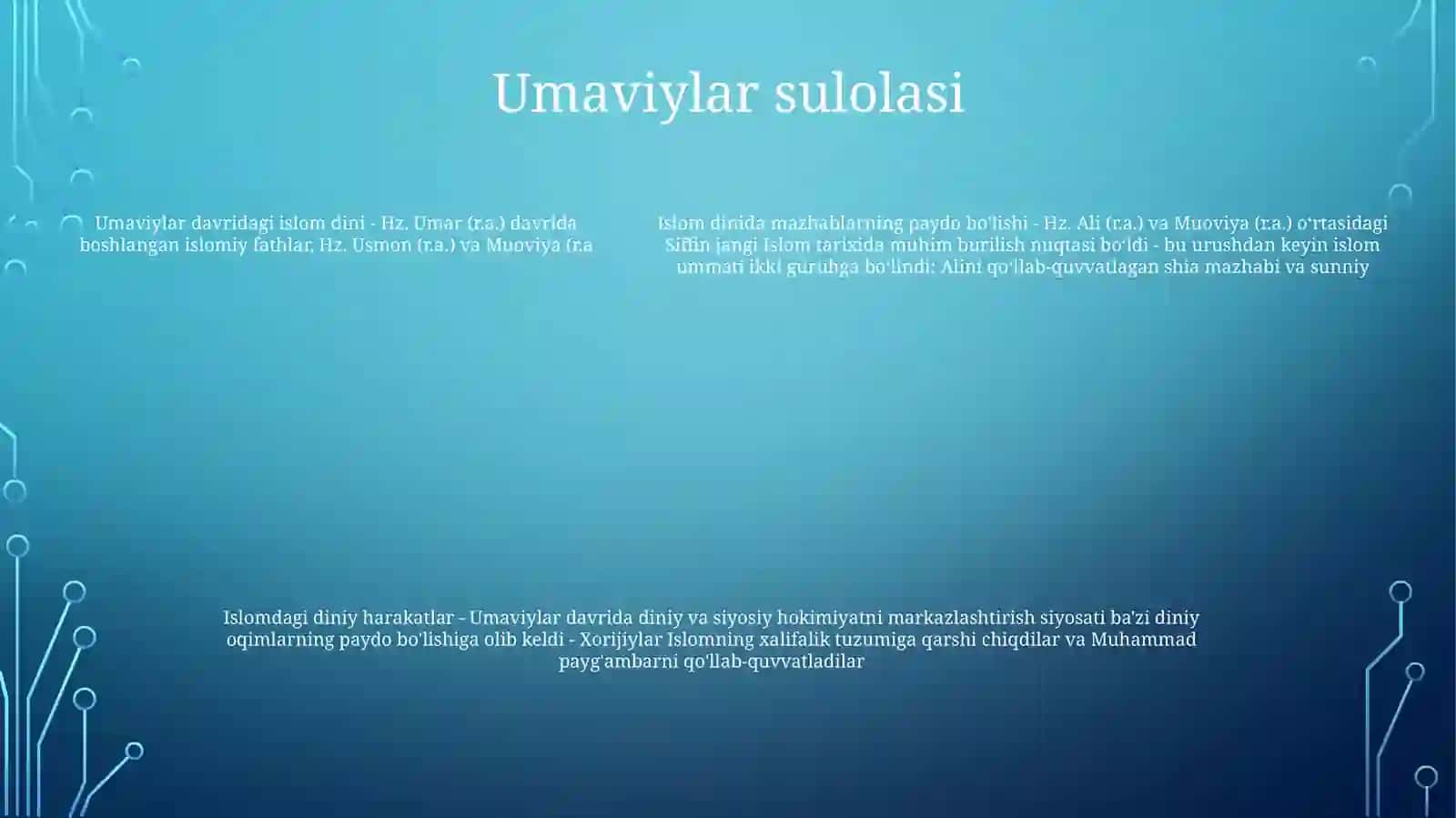 Islom Dini Doirasidagi Diniy Harakat Va Oqimlar 4