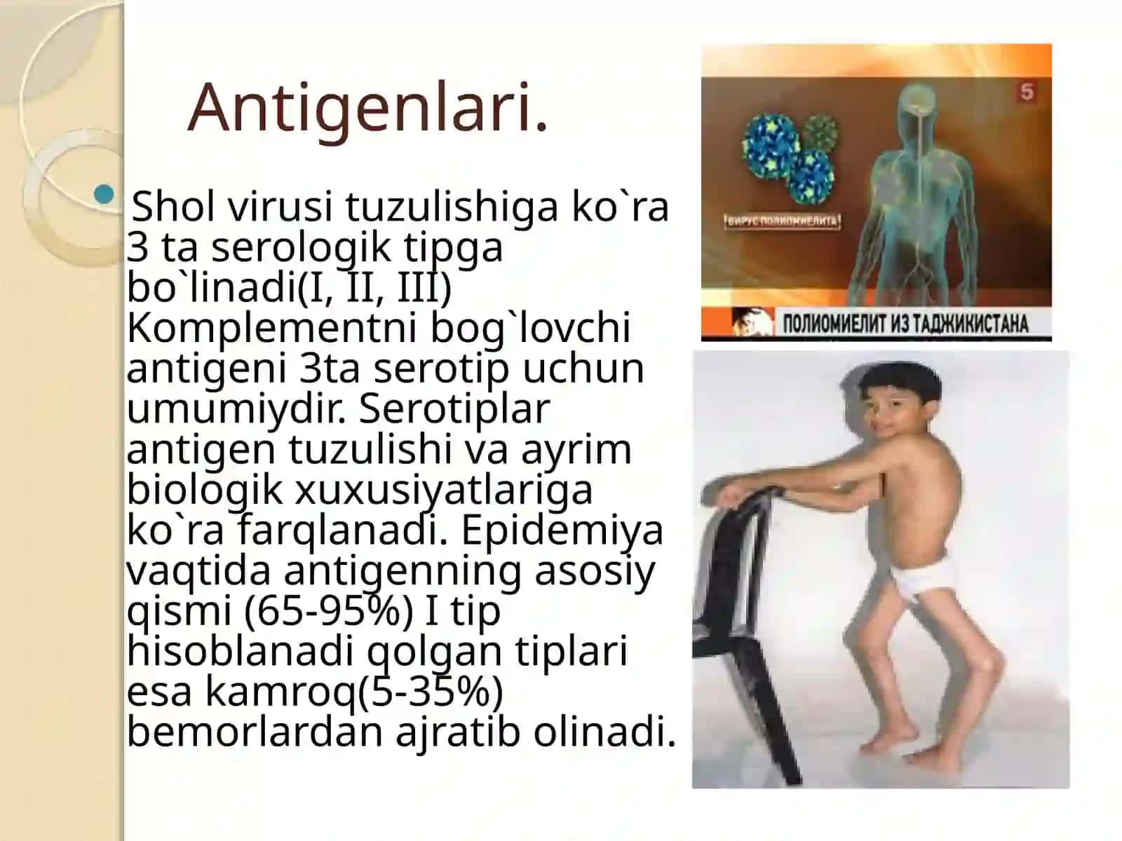 POLIOMIYELIT VIRUSI MORFOLOGIYASI 4