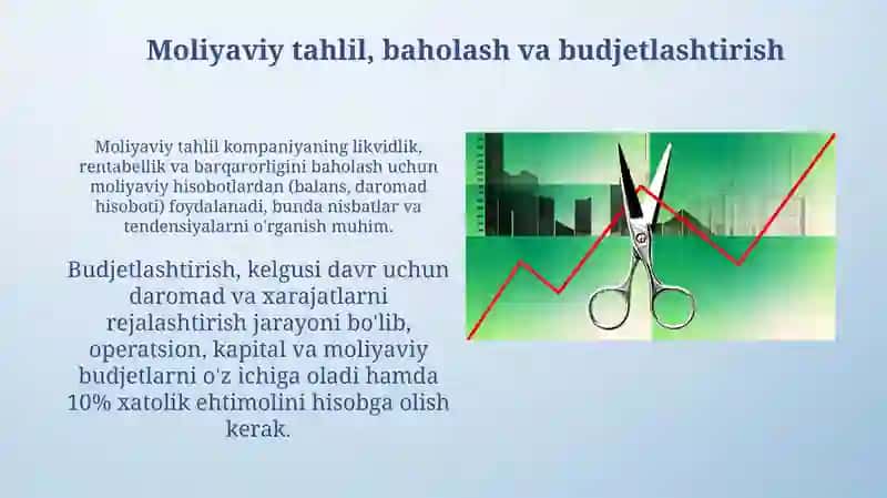 Kapitalni va moliyaviy ta’minot jarayonini boshqarish 4