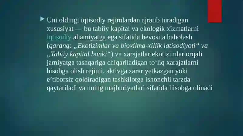 Yashil iqtisodiyot 4