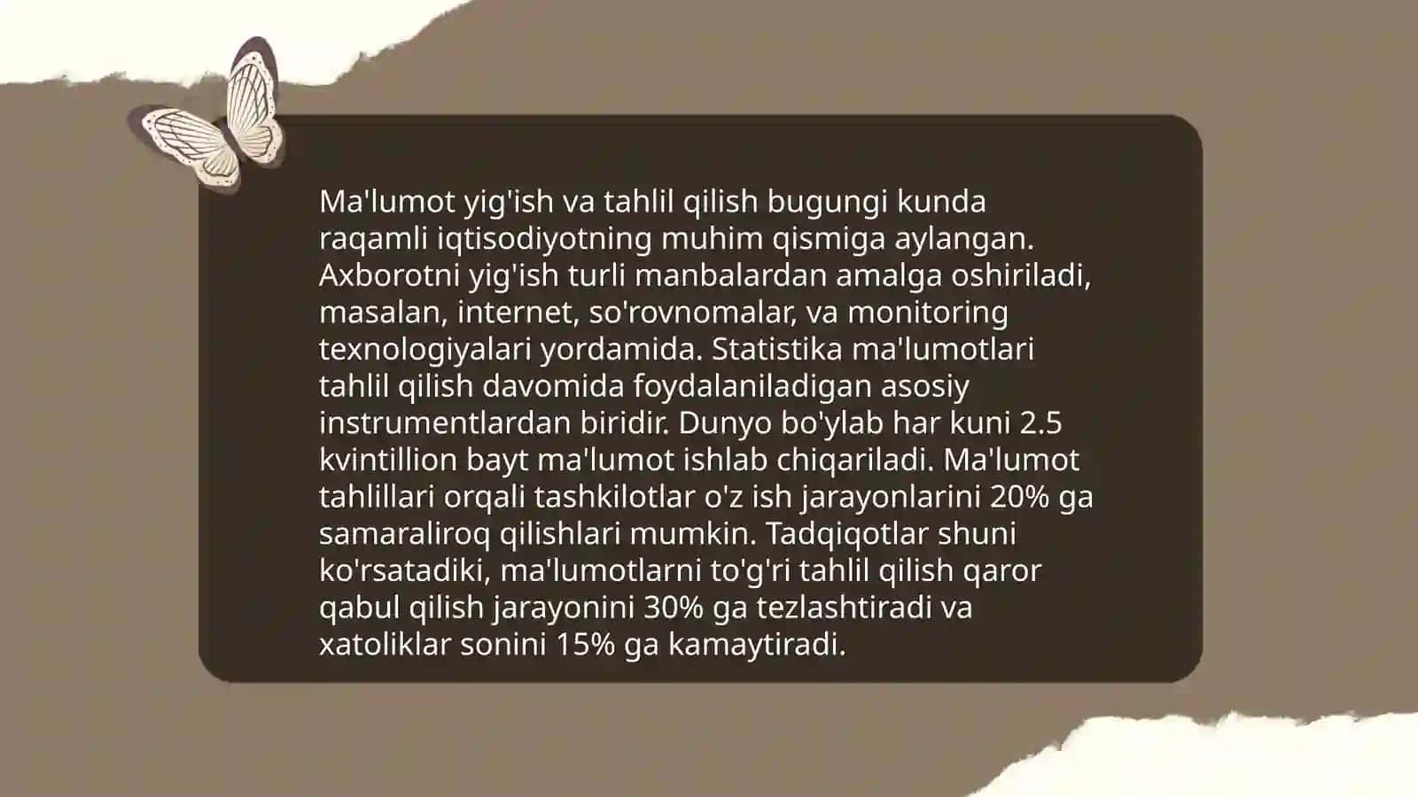 Statistika fani uslubiyati 4
