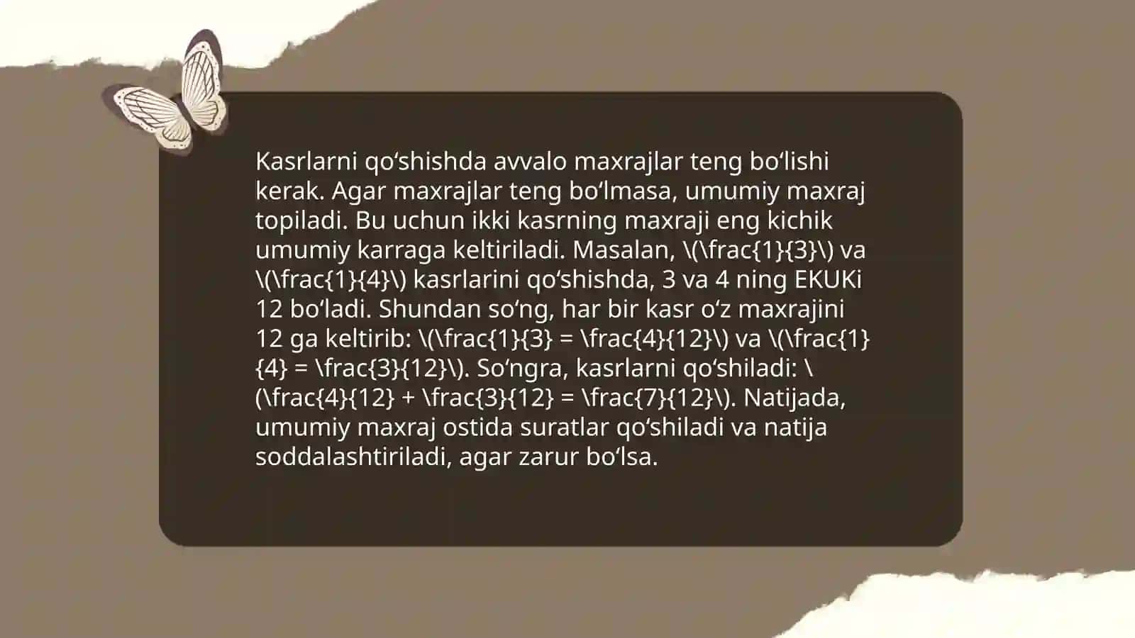 Ratsional kasrlar maydoni 4