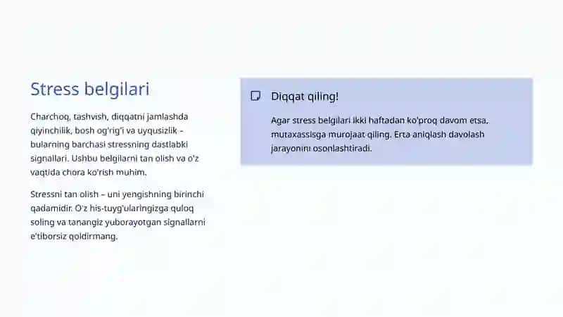 Stress Menejment: Hayotingizni Boshqarish San'ati 4