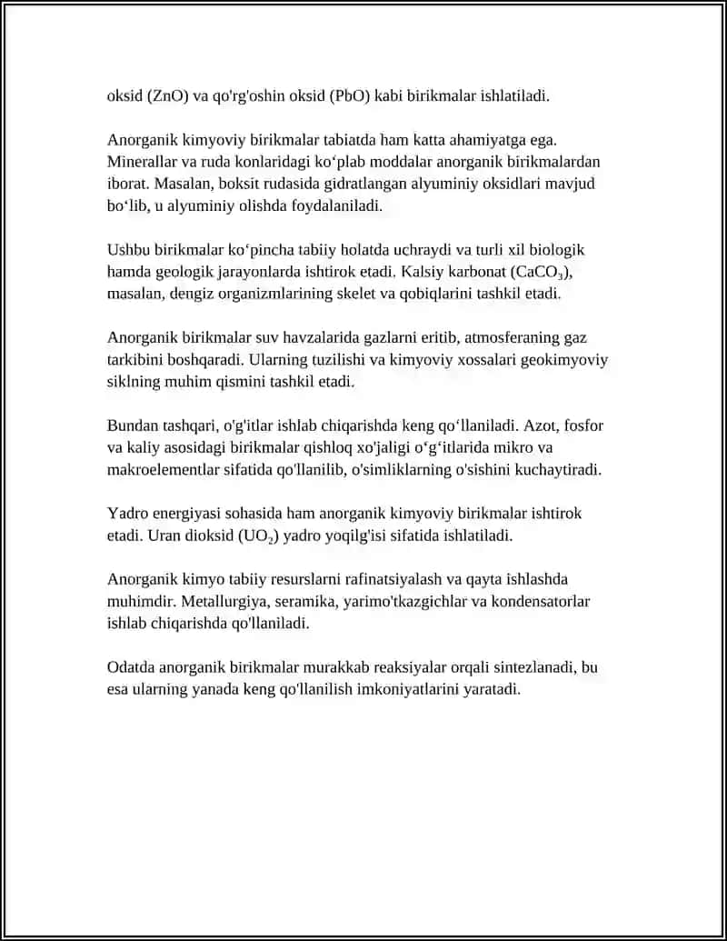 KIMYOVIY BIRIKMALAR 4