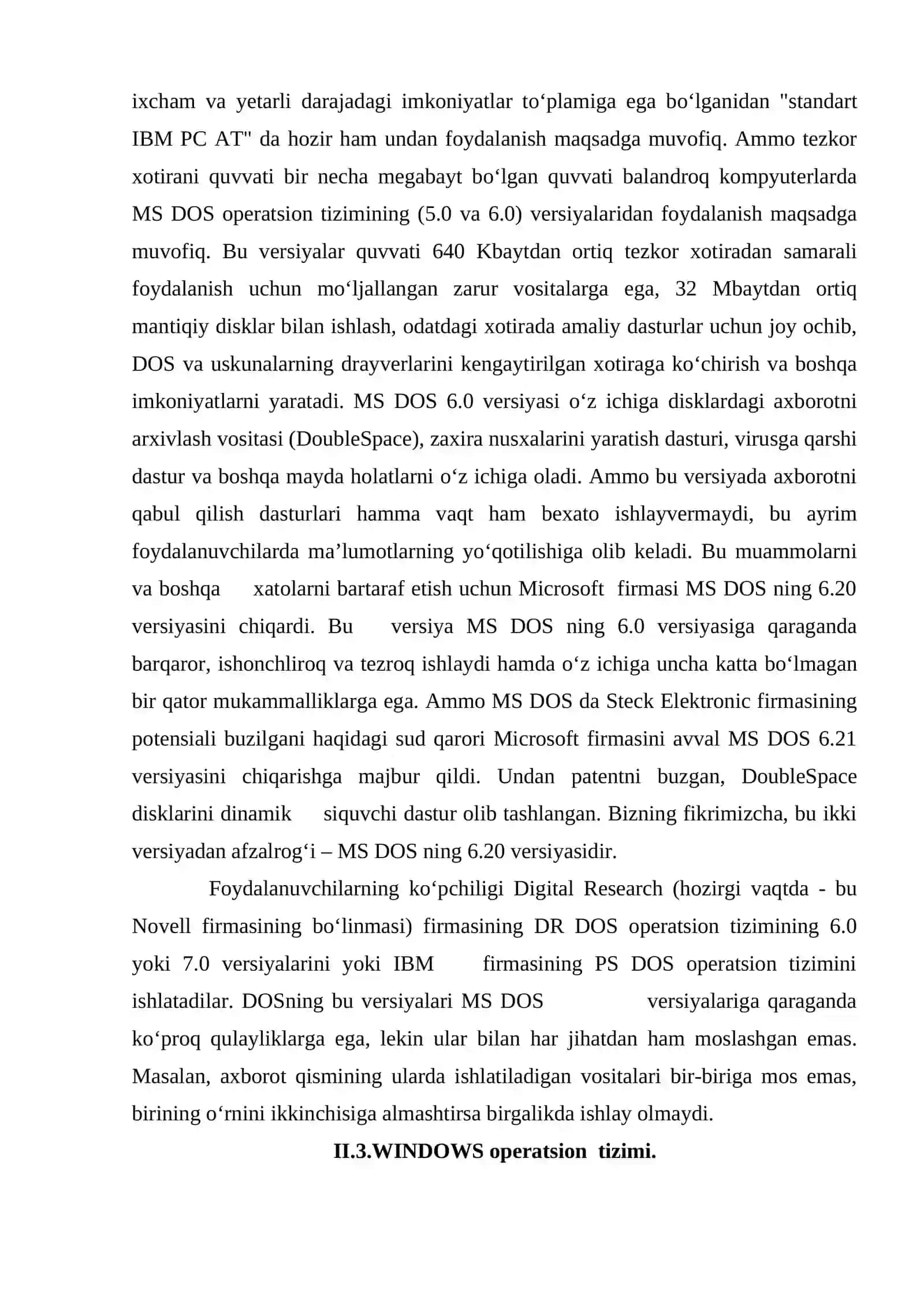 Operatsion tizimlar va ularning turlari 4