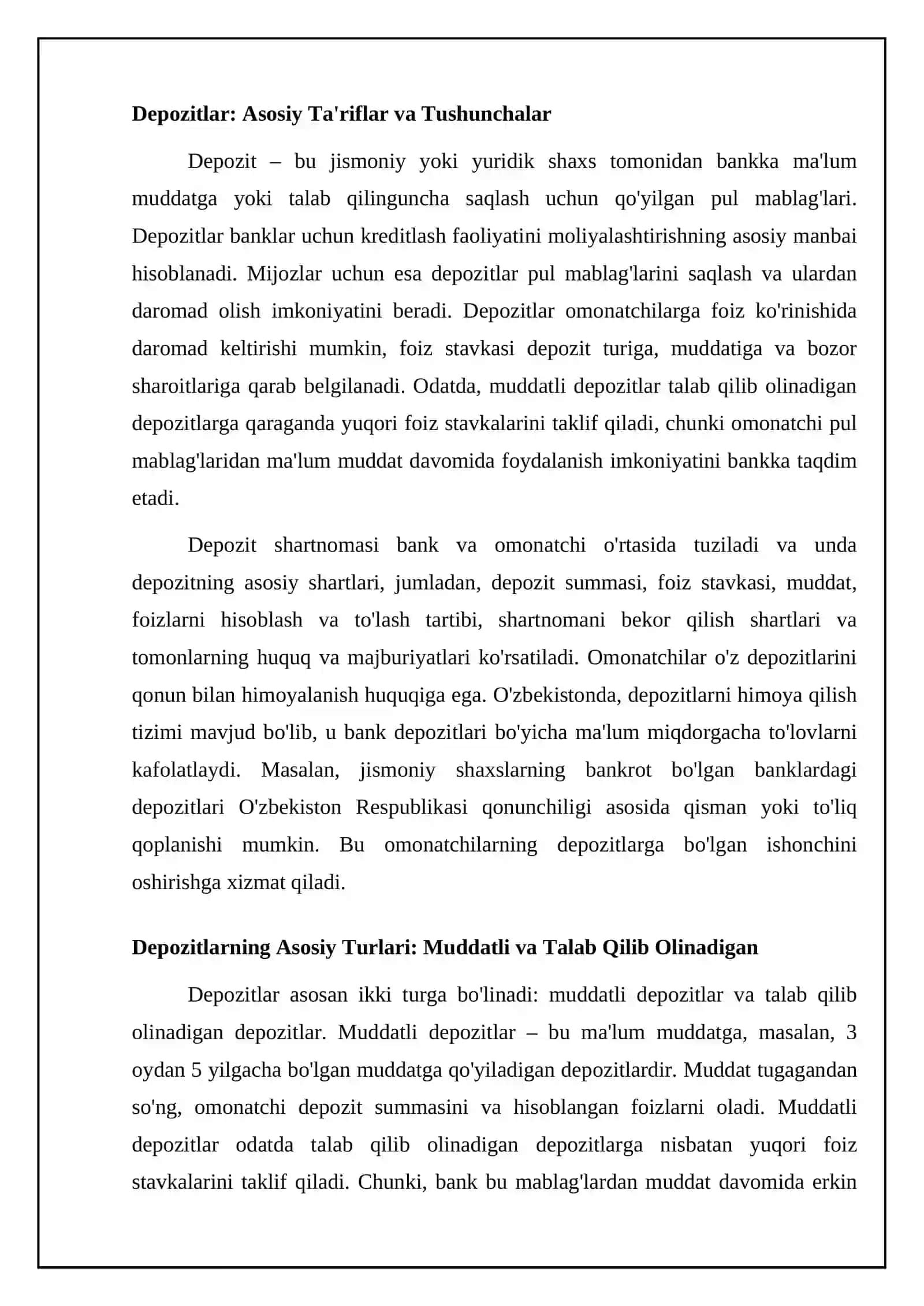 Bank omonatini hisoblash 4