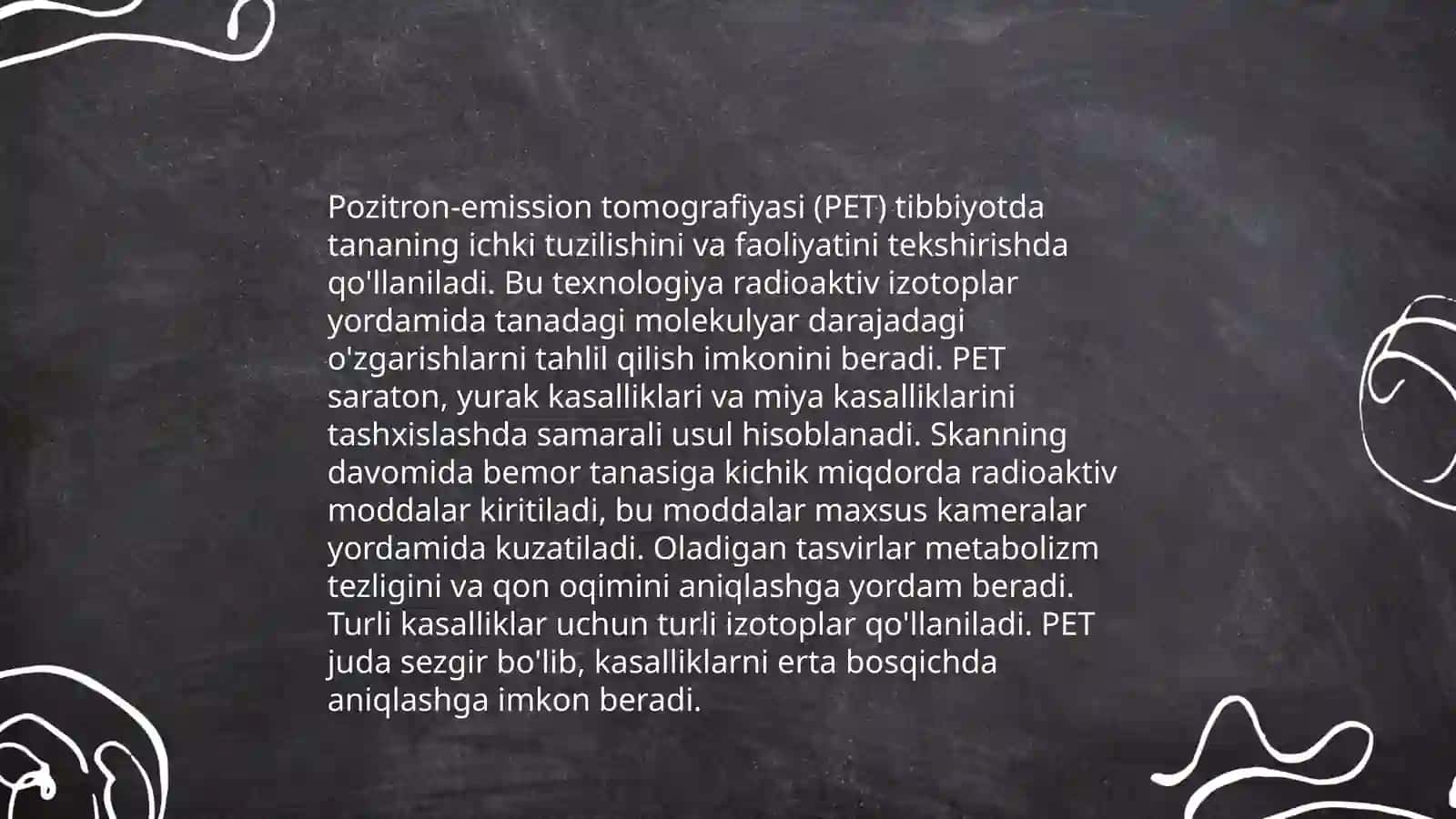 Yadro kimyosining tibbiyotdagi o'rni 4