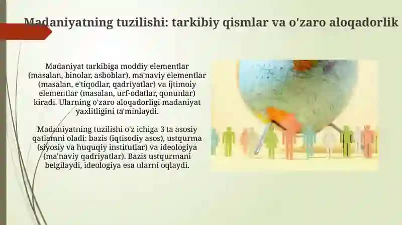 Madaniyat tushunchasi 4