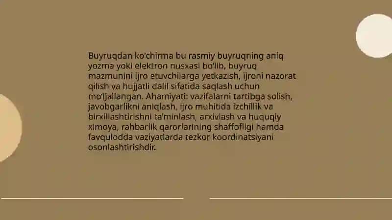 Buyruq 4