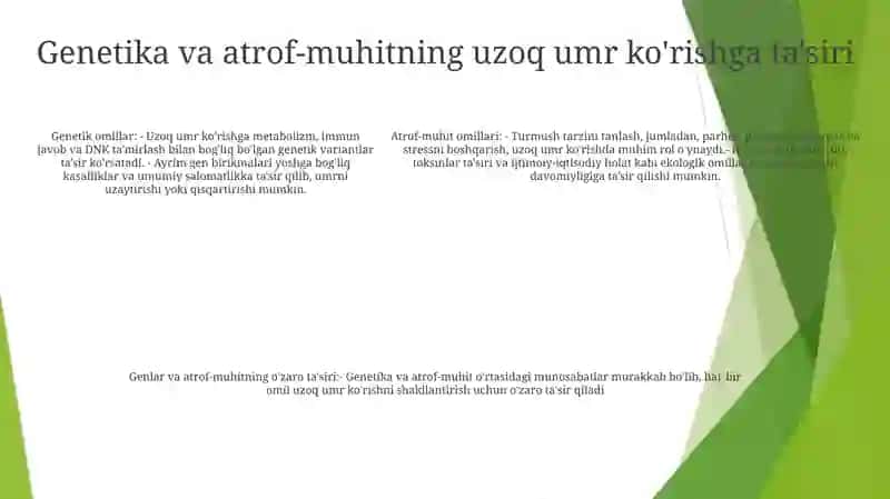 Qarishning Biologik Aspektlari 4