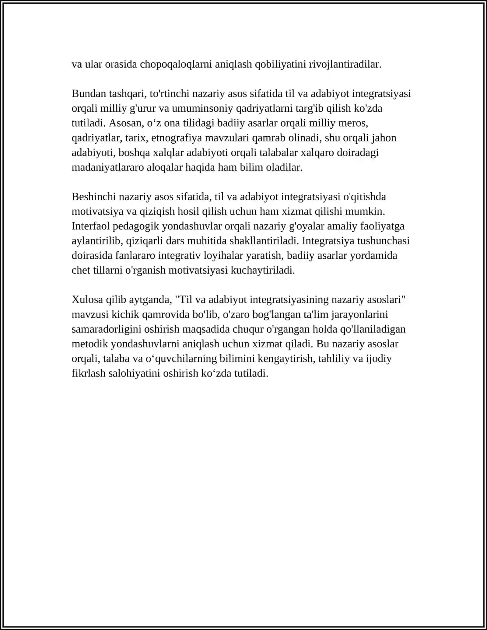 TIL VA ADABIYOT INTEGRATSIYASI 4