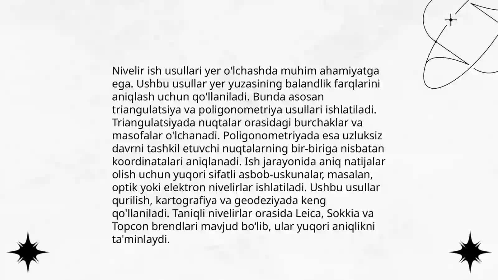 Nivelir asoblarining turlari 4