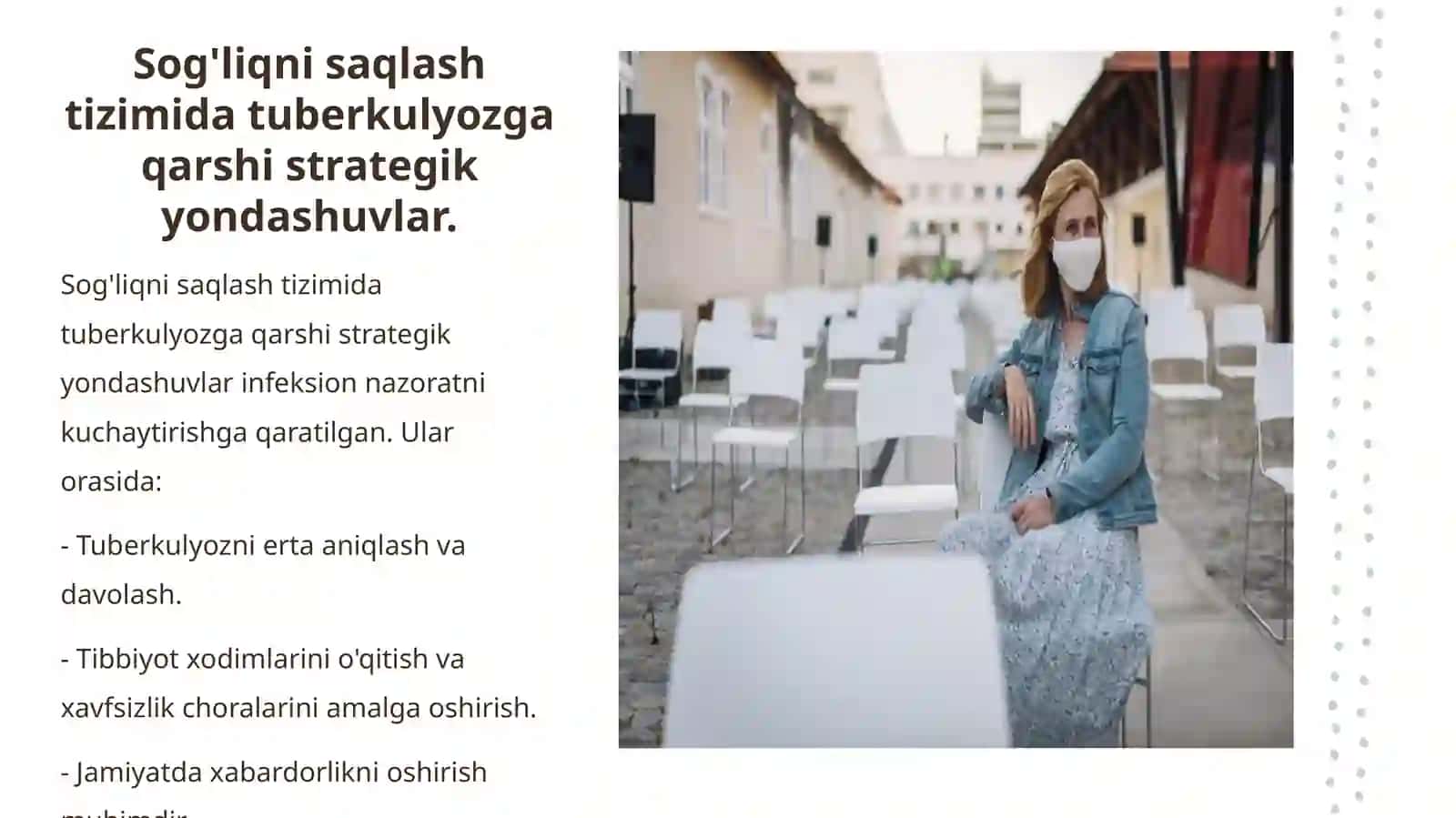 Tuberkulyozga qarshi muassasalarda infeksion nazoratni olib borish 4